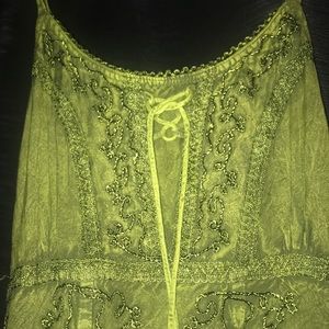 Beautiful long green dress